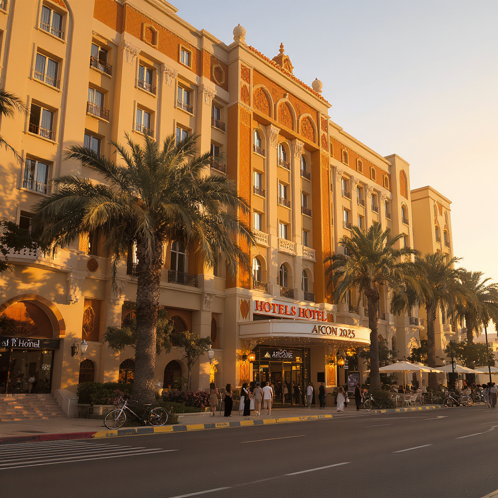 Elegant hotel near Mohammed V Stadium in Casablanca AFCON 2025, ideal lodging with modern amenities and easy access to matches, offering relaxation for football fans exploring Morocco's vibrant capital.