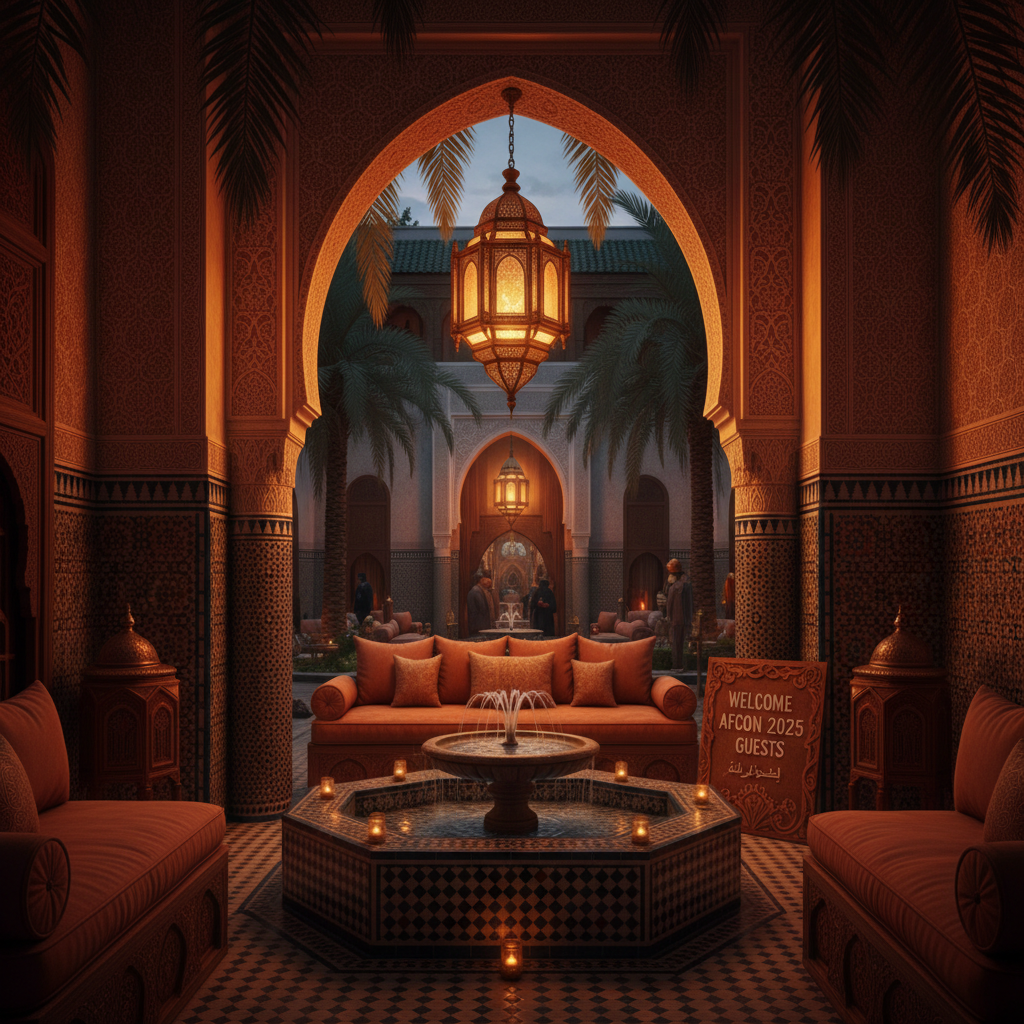 Traditional riad in Marrakech Medina for Marrakech AFCON 2025 stays, offering budget-friendly luxury close to Jemaa el-Fna and a short taxi ride to Grand Stade, enhancing your Moroccan soccer adventure with authentic hospitality