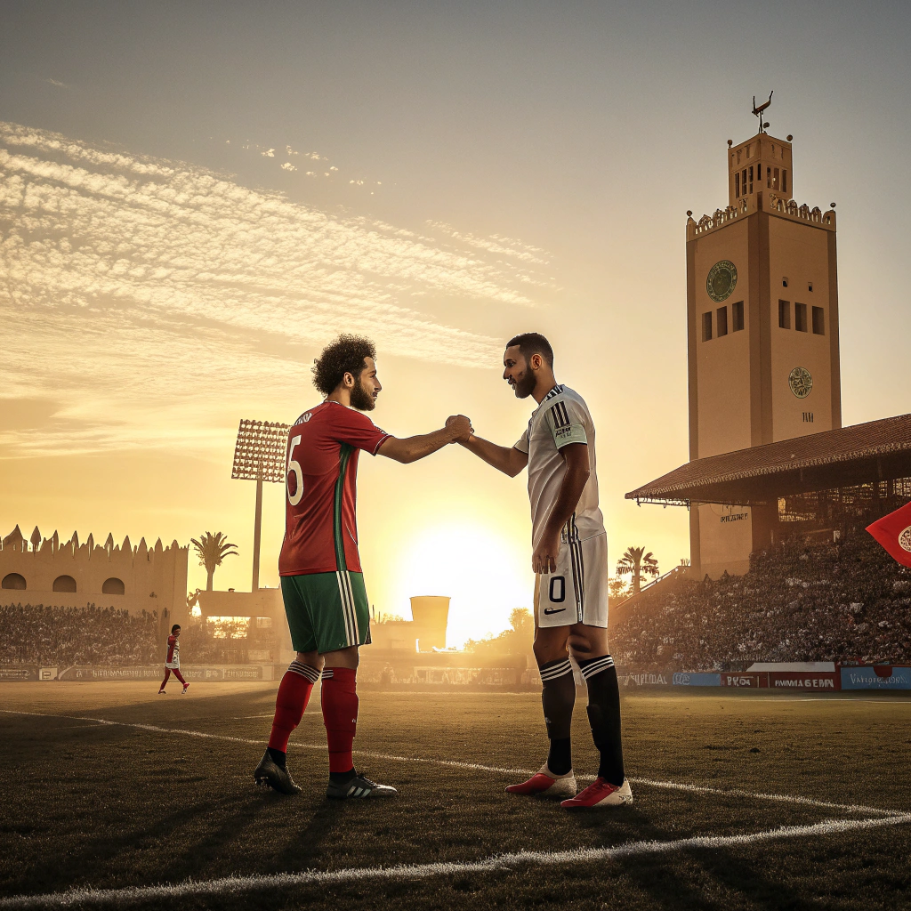 Knockout stages of AFCON 2025 in Morocco, semi-finals at Rabat's Stade Prince Moulay Abdallah on January 14-15, 2026, illustrating when is AFCON 2025 timeline from round of 16 to final in premier Moroccan venues