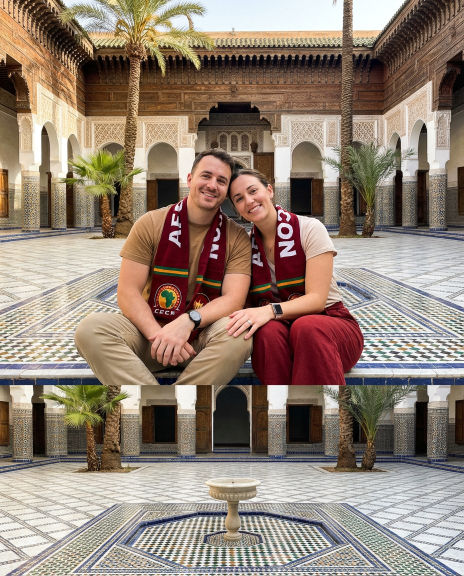 What to do between AFCON matches at AFCON fan zones Morocco: exploring historic Bahia Palace in Marrakech, ideal daytime activity for tourists blending culture and relaxation