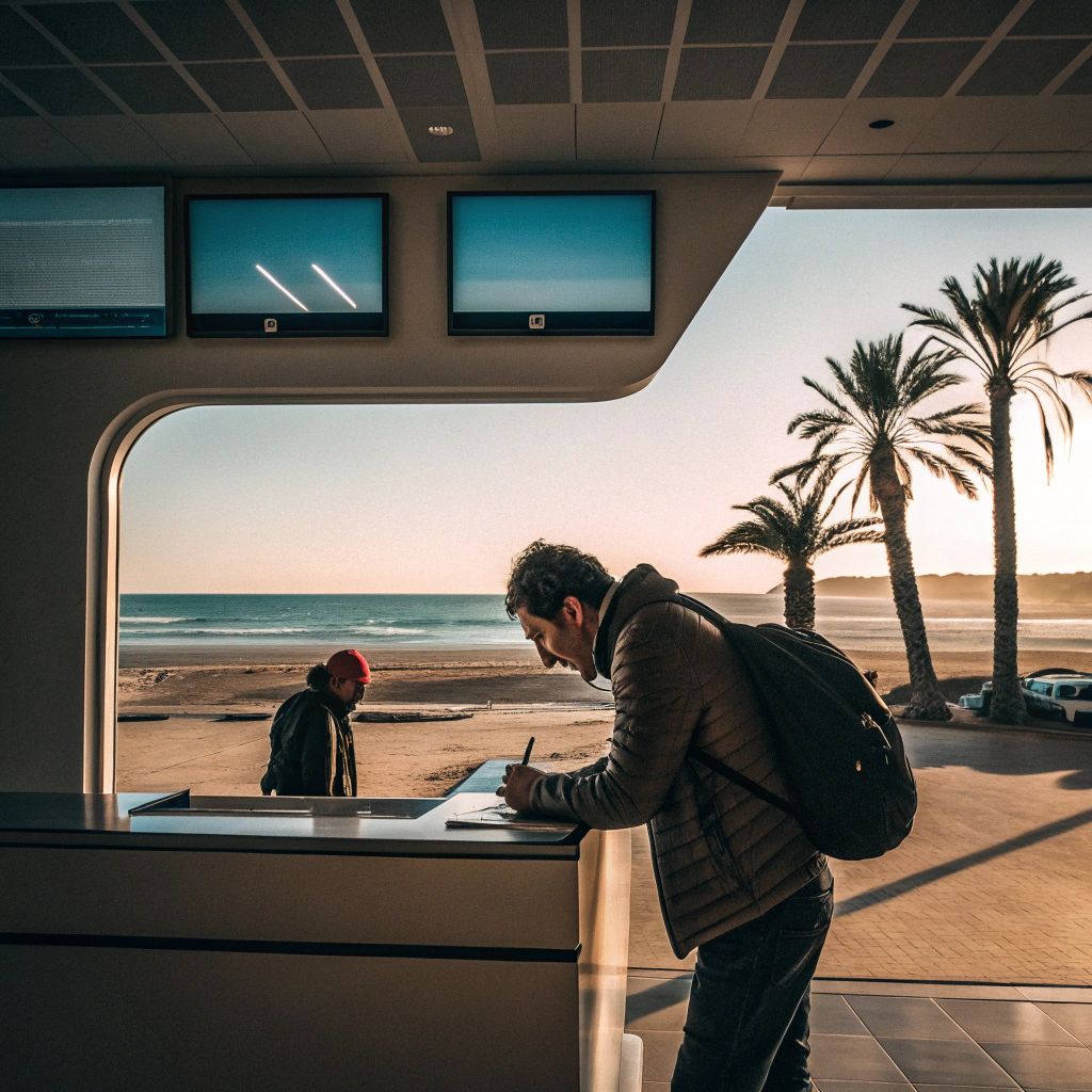 Adventurers on Morocco road trip itinerary 7 days at Essaouira ramparts, inspired by driving safety guide and car rental Morocco reviews for epic journeys