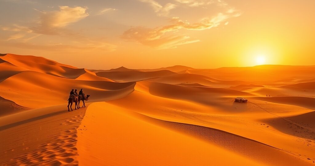 Best Sahara Desert Tour from Marrakech: 2026 Guide - Camel trekking in Erg Chebbi dunes at sunset