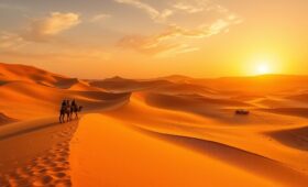 Best Sahara Desert Tour from Marrakech: 2026 Guide - Camel trekking in Erg Chebbi dunes at sunset